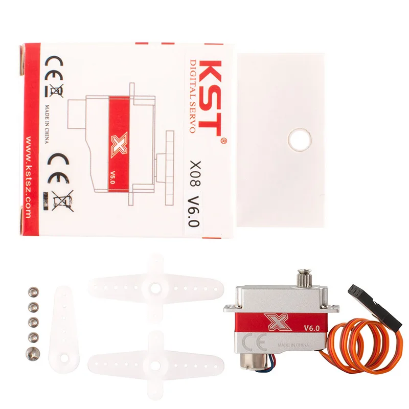 

KST X08 V6.0 2.8kg Servo Metal Gear Digital 0.09sec Micro Glider Servo Motor