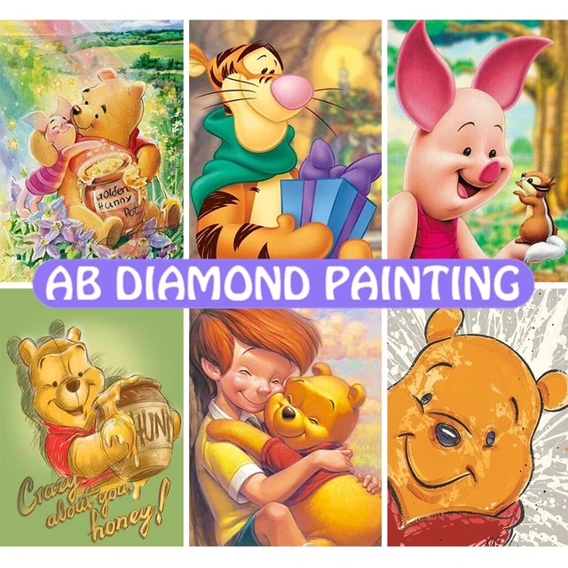 Wall Decor, Winnie The Pooh Diamond Art