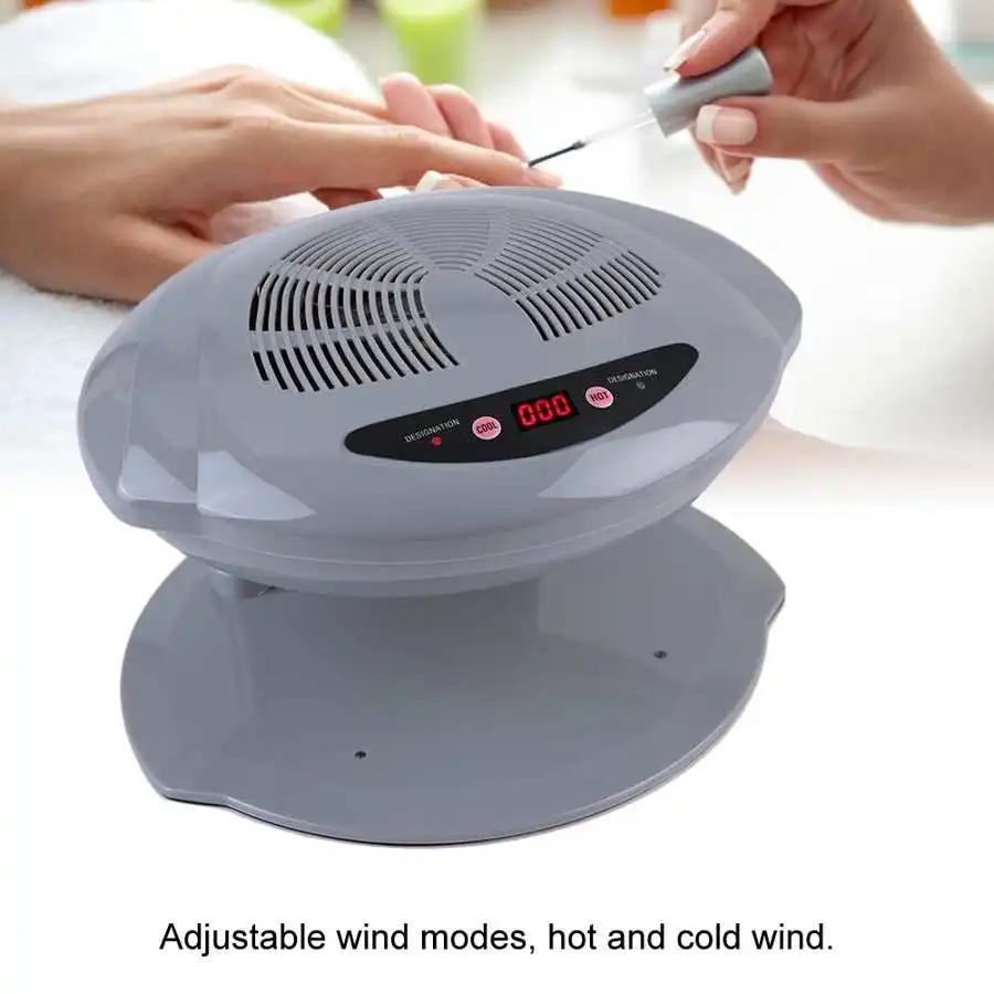 400w Nail Fan Blower Manicure Pedicure Lamp Normal Nails Polish Dryer