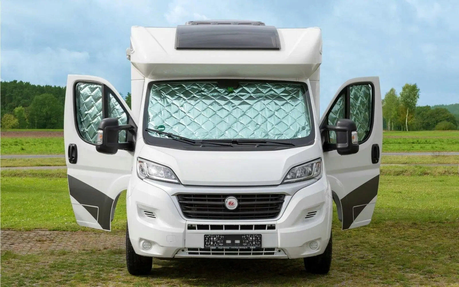 Raamisolatie binnenzijde compleet voor Fiat, Citröen, Peugeot 2006 en heden met radio toegang X250, X290 Beige