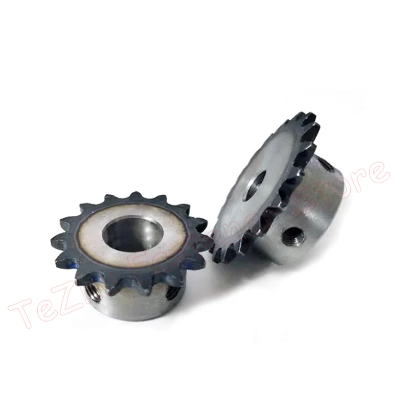 Ruota Dentata Conica In Acciaio - Modulo 2.5, 20 Denti, Foro 15mm, Per Trasmissioni Meccaniche - Foto 2