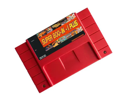 家庭用ゲームソフト Super 800 in 1 MultiCart 800-in-1 Game Cartridge, SNES, Super Nintendo