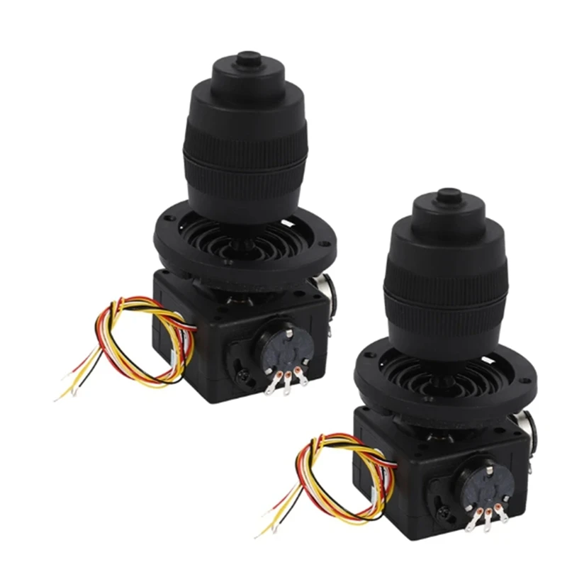 

2 X Electronic 4-Axis Joystick Potentiometer Button Replacement For JH-D400B-M4 10K 4D Controller With Wire For Industrial