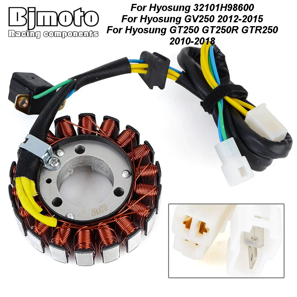 

Motorcycle 32101H98600 Stator Coil For Hyosung GT250 GT250R GTR250 2010-2018 GV250 2012-2015