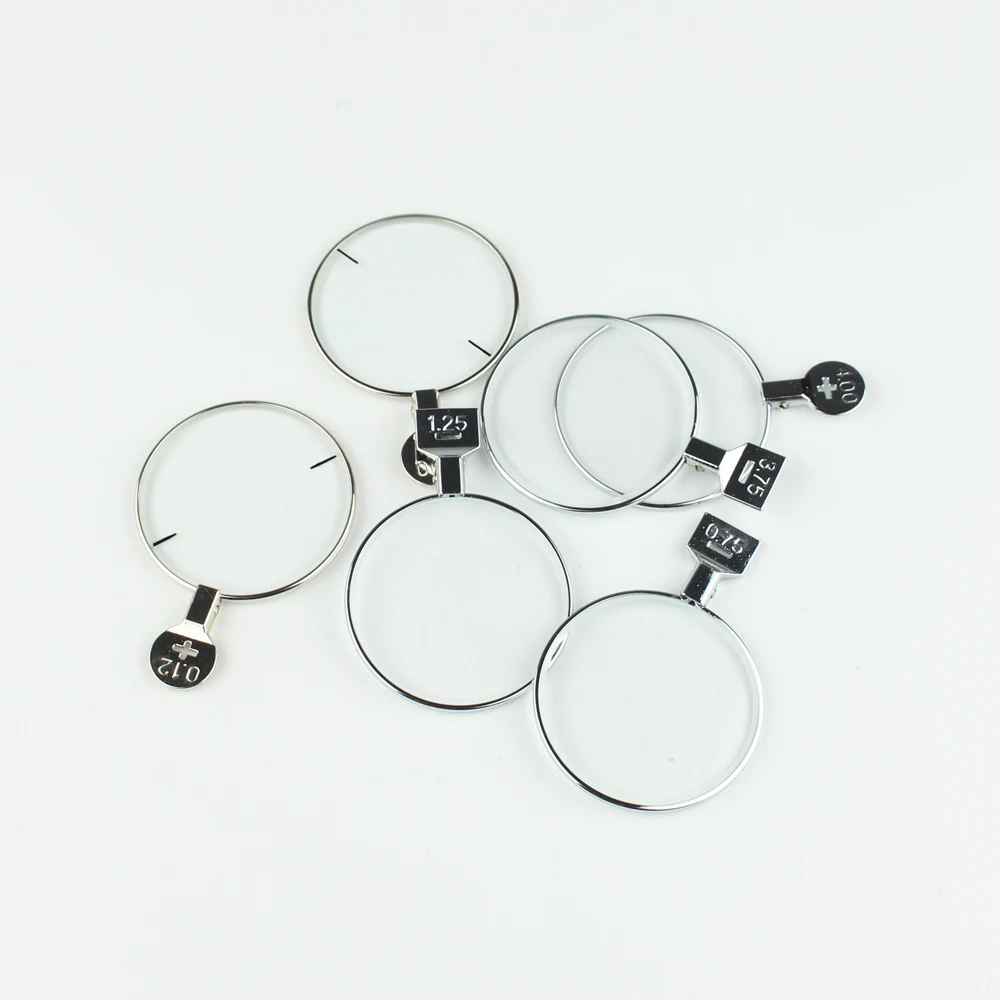 Ophthalmic trial lens 1 Piece &plusmn;0.12D~&plusmn;4.00D Metal Rim 36.5mm Aperture Size 38mm Rim