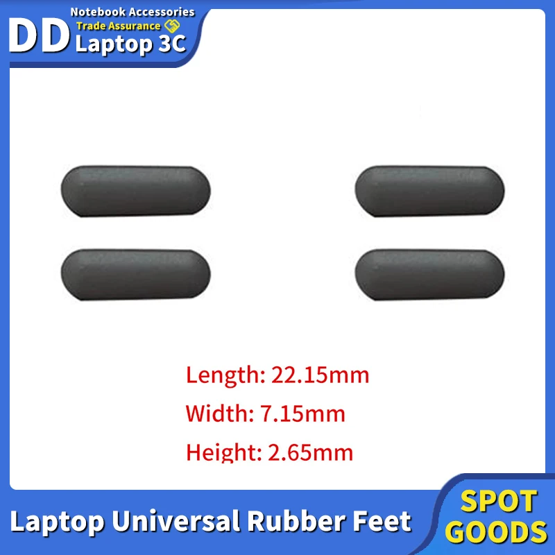 Laptop Rubber Feet 22.15mm For Acer Samsung Msi Dell Lenovo Asus Hp