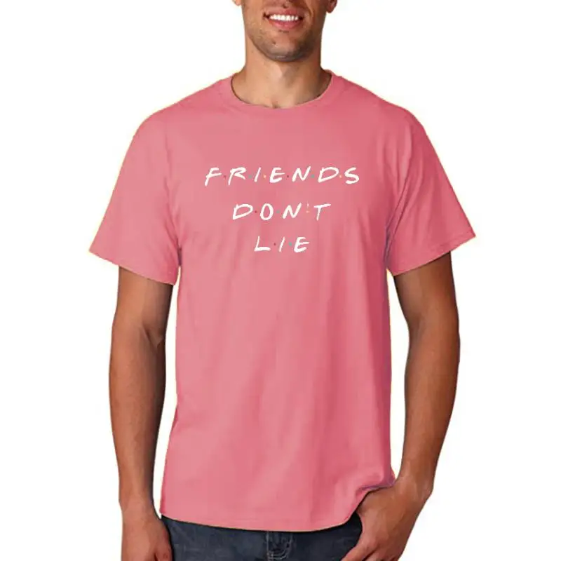 thumbnail image 1 of Título: Camiseta blanca de manga corta con estampado de letras de Stranger, talla grande, camisetas con estampado de Things Friends Don't Lie, camisetas de verano para mujer, 1 of 5