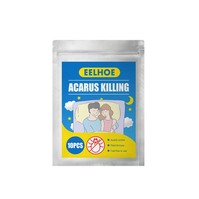 10 Táska Atka Gyilkos Por Atkák Ölése Bed -Rovar Eltávolítás Vezérlő Eltávolító Az Ágy Párnalaphoz - Image 4