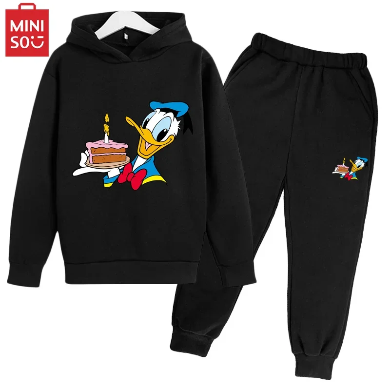 

Disney Y2K hoodie Long Mickey Mouse tracksuit for girls Kids printed hoodie set for boys and girls