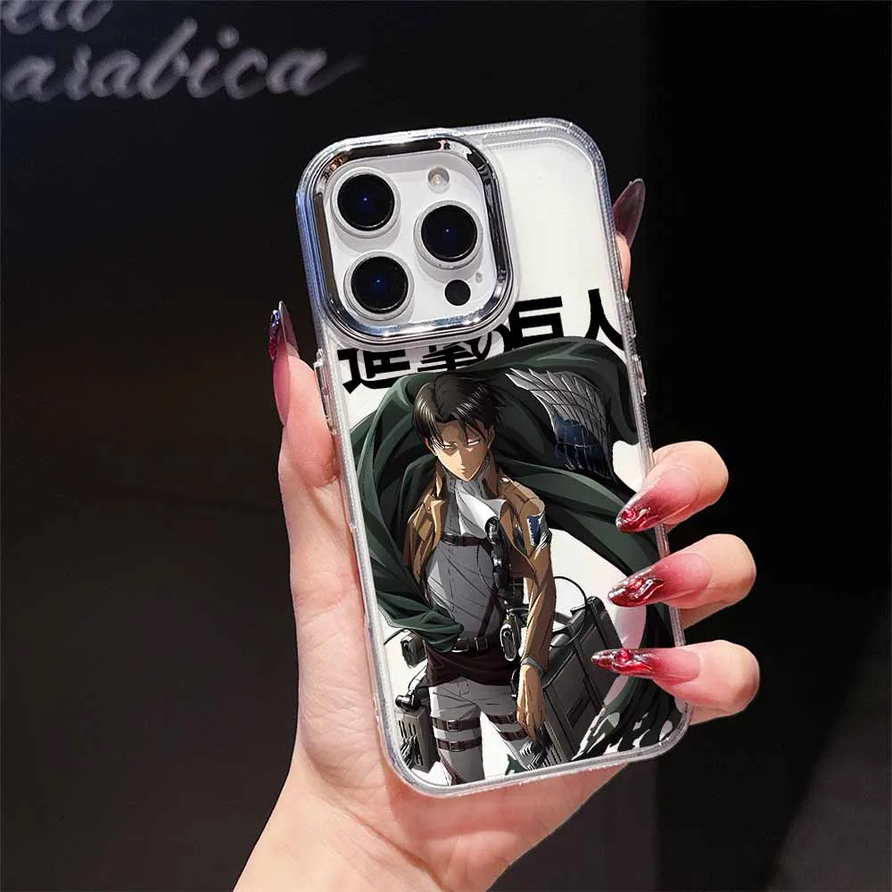 Anime Attack on Titan Transparent Soft Phone Case