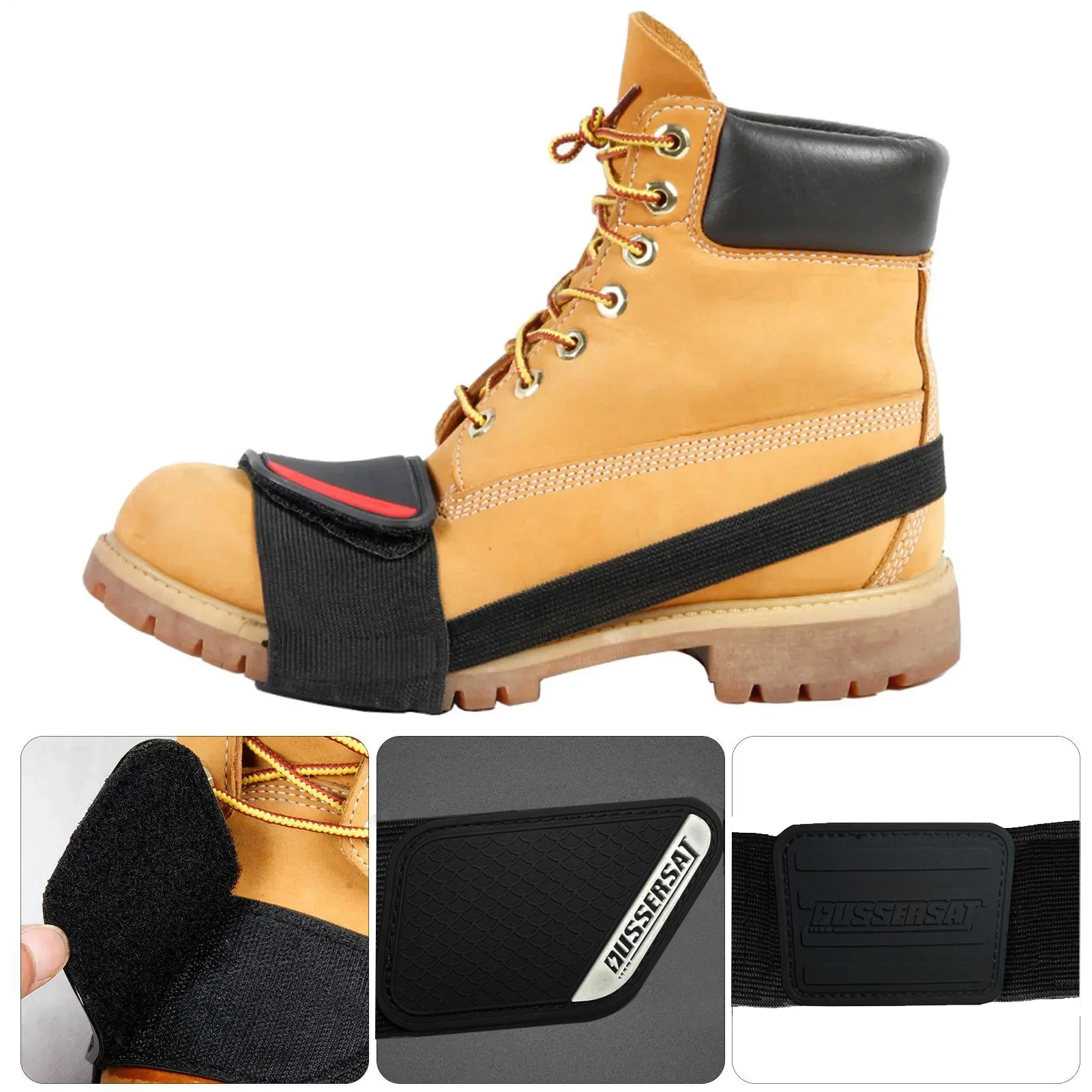 DSSERSAT 2026 새로운 오토바이 신발 커버 보호대 오토바이 변속 패드 조절 가능 남성용 내구성 방수 부츠 보호대