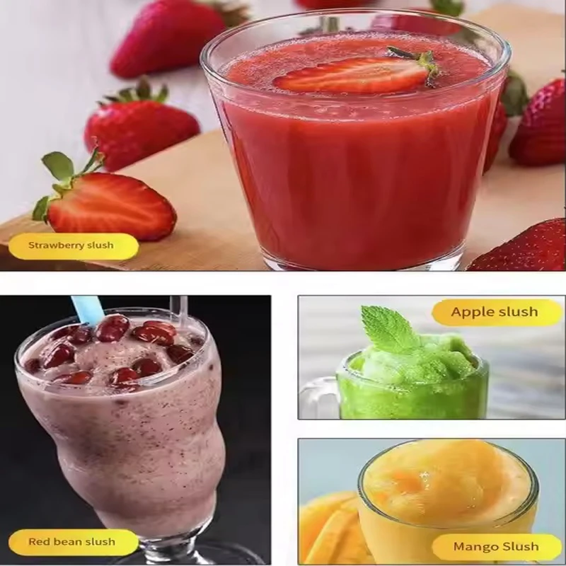 Commercial Single Cylinder Snow Mud Machine Self Service Fruit Juice Sand Ice Machine