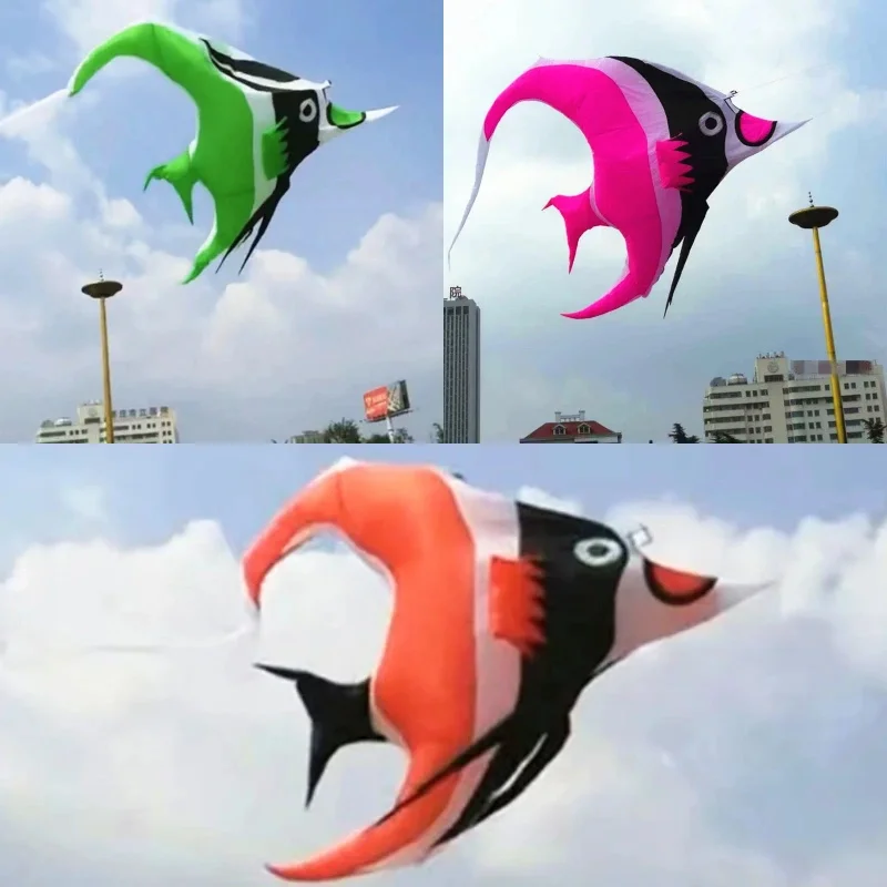 free shipping fish kite flying soft kites parachute kite for adult kites string inflatable toys paramotor paragliding inflatable