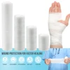 4 Rolls Gauze Bandage Roll with Tape - White Gauze Wrap Breathable Gauze Wrap Used for First Aid Wound Care &Sports Supplies 6