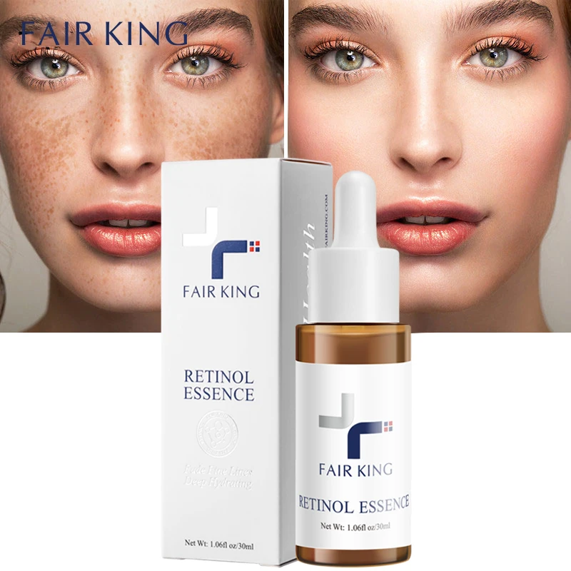 Retinol soro anti-envelhecimento clareamento rugas manchas acelera a renovação da pele e encolhe poros vitamina a soro