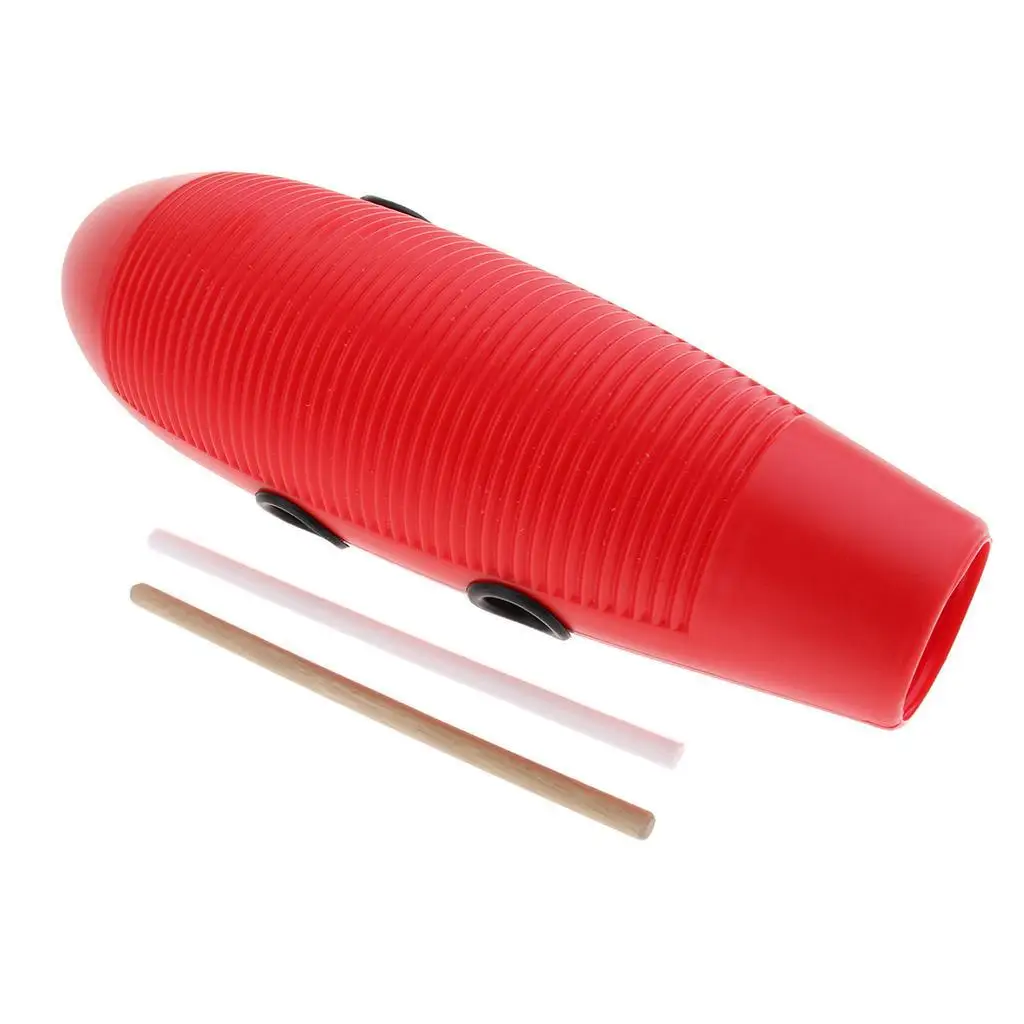 

Plastic Guiro Scraper Instrument Sound Percussion Musical Instrument Toy