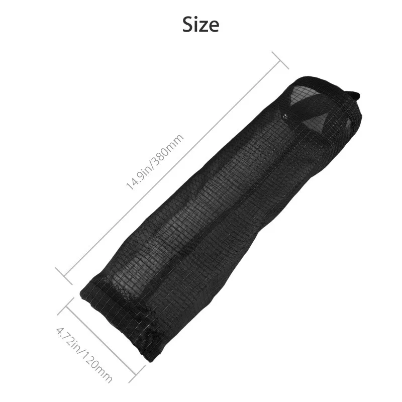 Trash Bag Storage Holder Plastic Bag Dispenser Hanging Storage Organizer Breathable Mesh for Kitchen Recycling Containers