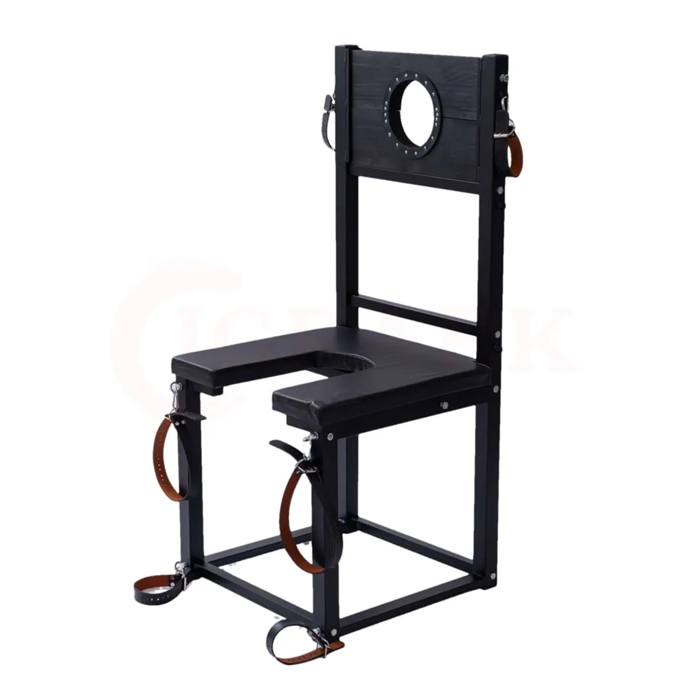 Wooden Shackles Binding Chair Bdsm Bondage Room Diy Frame Set Adjustment Props Sex Furniture Toys For Couples Gay Adult Games - Sex Furniture