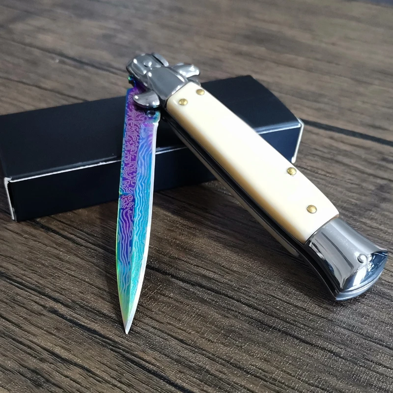 

Self Defense Folding Knife Pipe Cutter Pocket Knives Plastic Handle Tactical Outdoor Survival Combat EDC Hunting Military Knifes