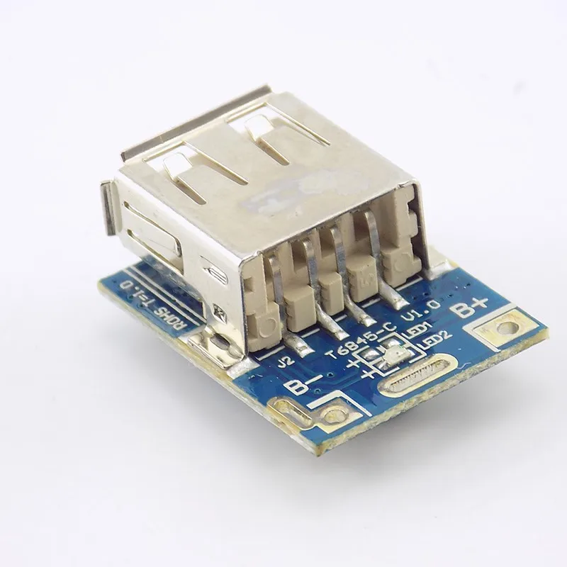 5V 1A 부스트 스텝 업 전원 모듈 리포 리튬 이온 배터리 충전 보호 보드 LED 디스플레이 USB 충전기용 134N3P E2