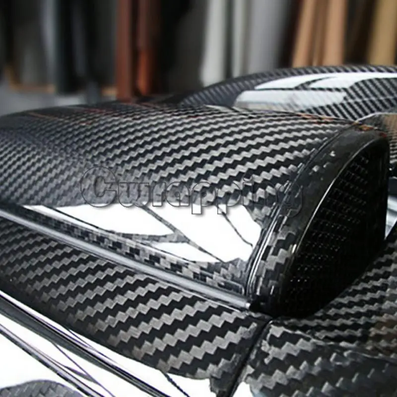 Car Sticker 3D/5D/6D Carbon Fiber Vinyl Wrap Big Texture Super