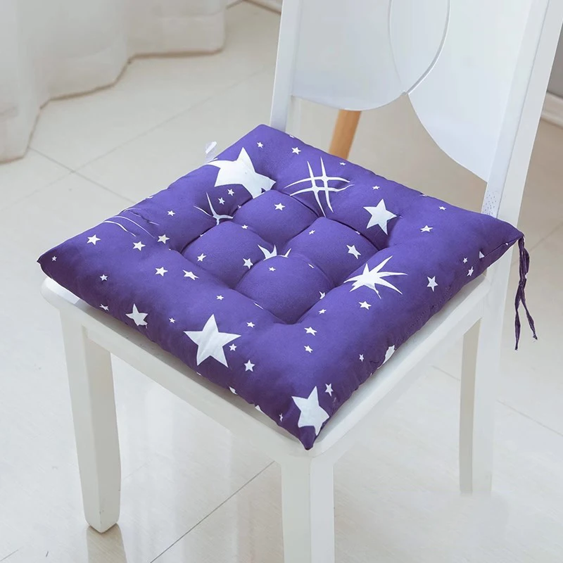 1 Piece Cotton Upholstery Soft Padded Cushion Solid Chair Square Mat Office Home Decoration Car Garden Sun Lounge Seat Cushion