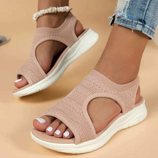 Women's Shoes Summer 2024 Comfort Casual Sport Sandals Women Beach Wedge Sandals Women Platform Sandals Roman Sandals Plus Size 2