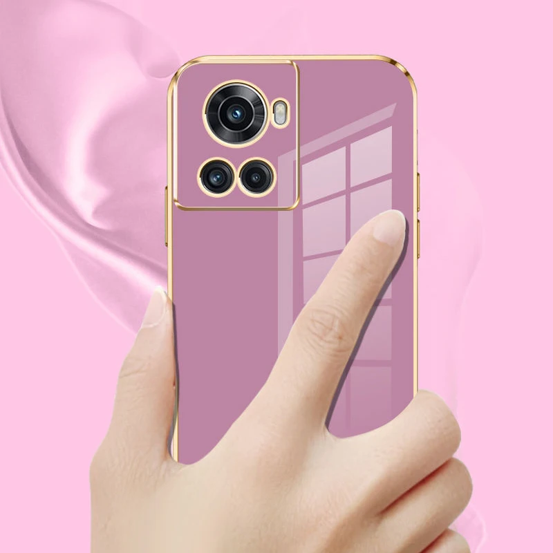 Luxury Square Plating Shockproof Back Cover