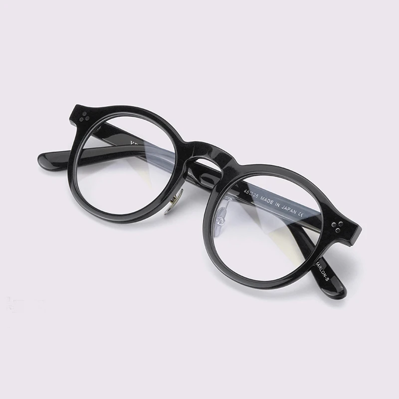 빈티지 매력과 현대적 편의성을 겸비한 Japanese Handmade Retro Round Glasses Frame