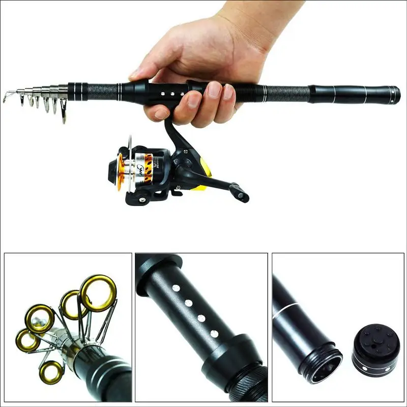 Telescopic Fishing Pole Portable Fishing Poles With Bag Fishing