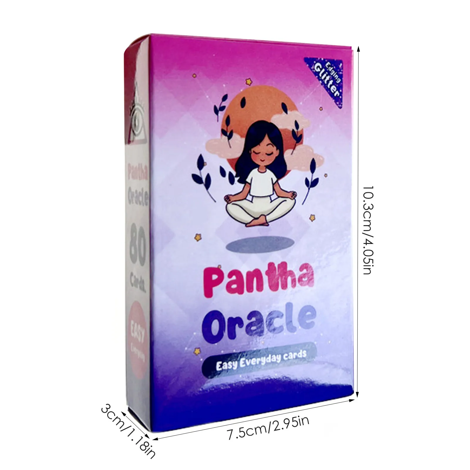 Pantha 오라클 신비한 운세 타로 오라클 카드 어린 소녀 타로 카드 데크 보드 게임 영어 타로 카드 데크