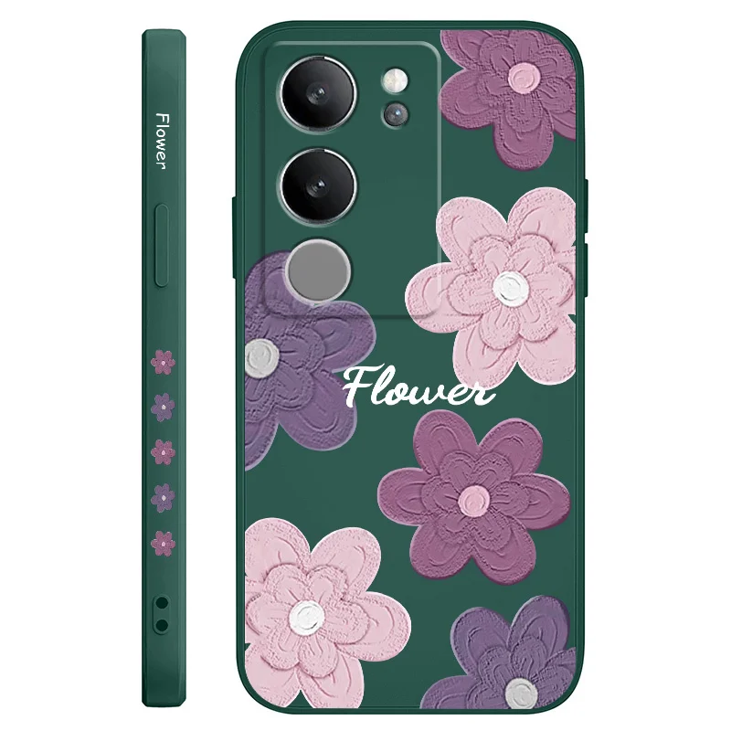 Elegant Mottled Flowers Phone Case - Vibrant & Stylish Design
