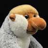 Proboscis Monkey High Fidelity Anime Cute Plushie Nose Ape Plush Toys Lifelike Animals Simulation Stuffed Doll Kawai Toy Gifts 4