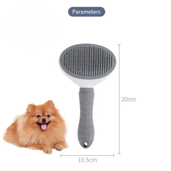 Pet Dog Brush Cat Comb Self Cleaning Pet Hair Remover Brush For Dogs Cats Grooming Tools Pets Dematting Comb Dogs Accessories pet grooming tools