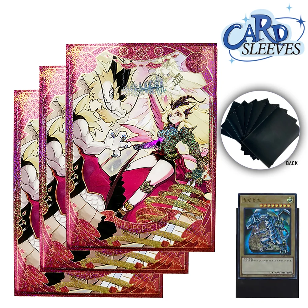 

60PCS 63X90mm Art Anime Printing Card Sleeves Japanese Size Top Loading Board Game Trading Card Holder for YGO Photo Protector