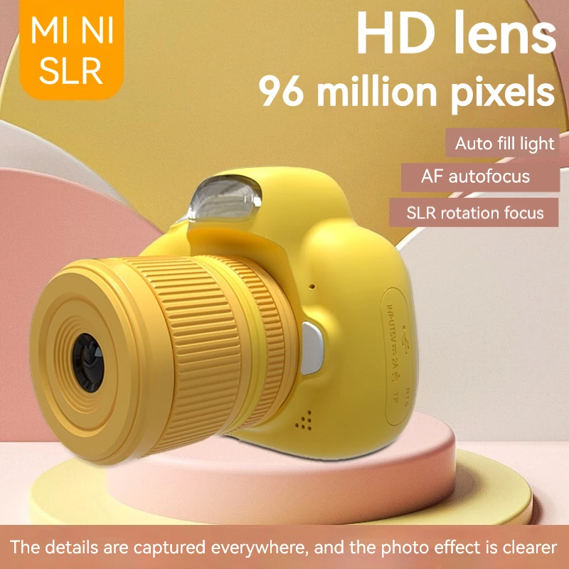 

New Children's Camera Mini Cartoon Photography Small DSLR Digital Sports Cross border Popular Toy
