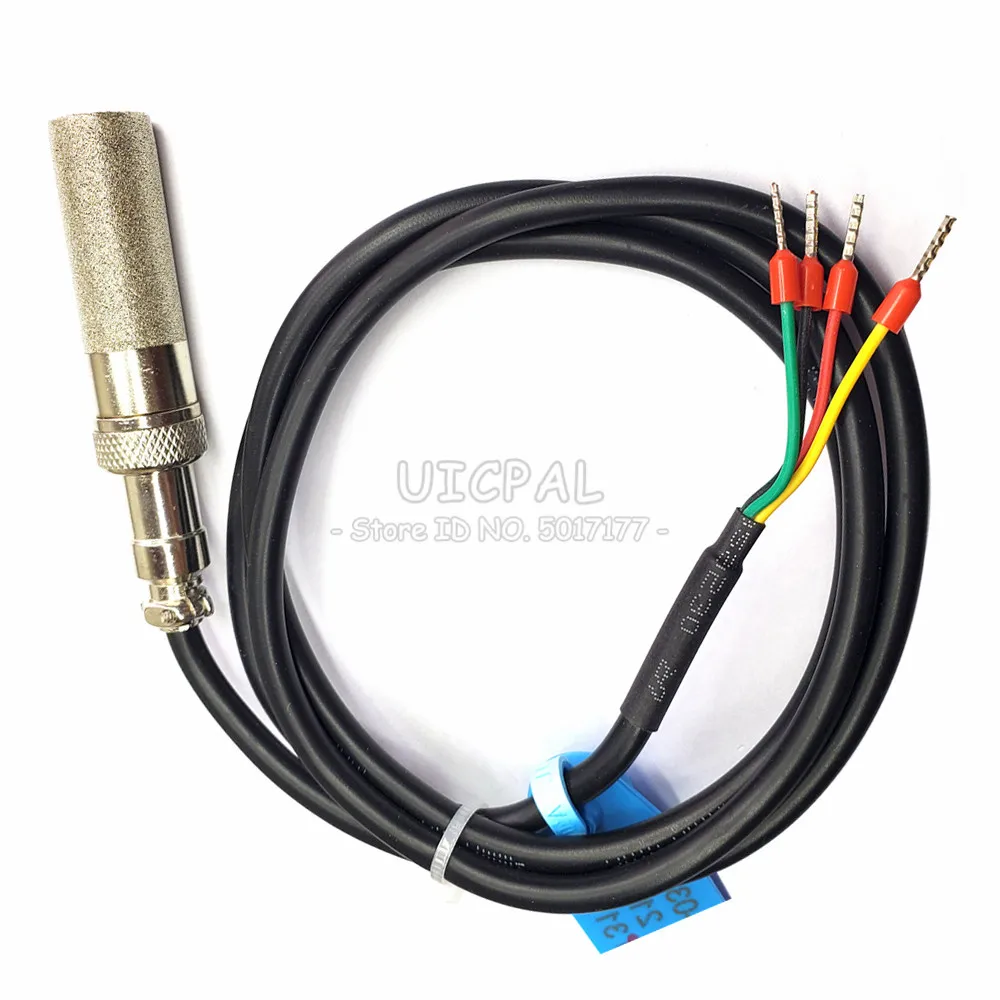 SHT20 Temperatur-Feuchtigkeitssensor-Sondenkabelmodul, Metallkopf, digitale Kapazitätssensoren, OEM-Länge, I2C-Ausgang, 1 m, 3 m, 5 m, 12 m – Detail 2