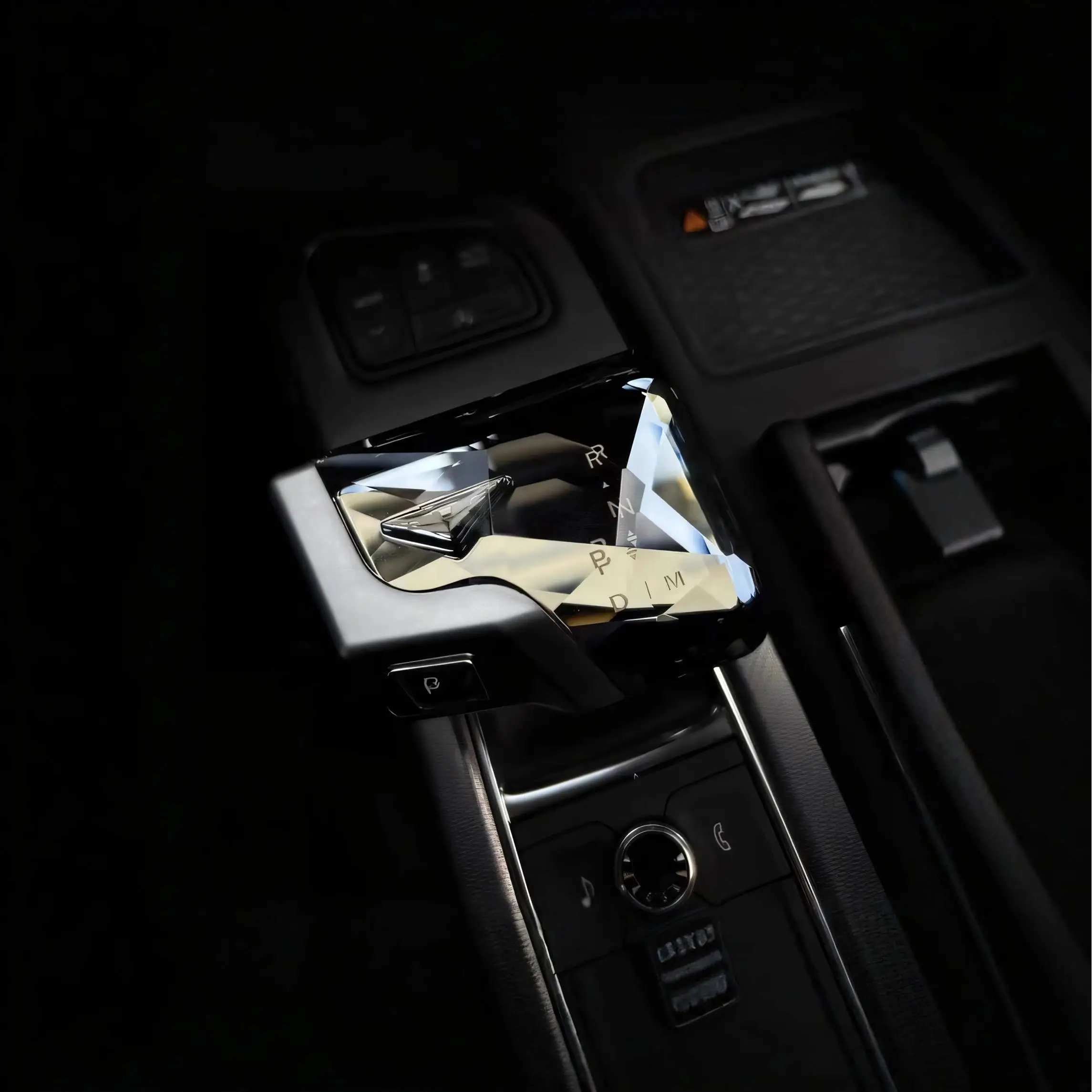 3 PCS Set Illuminated LED Crystal Gear Shift Knob for Cadillac XT4 CT5 XT5 CT6 X