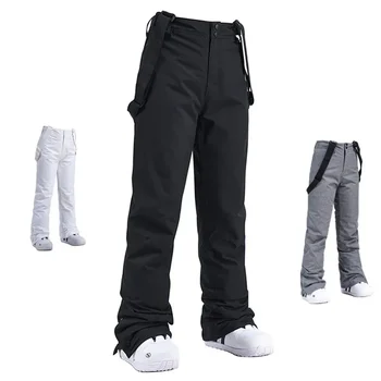 Winter Ski Pants – Waterproof, Windproof, Warm Snowboard & Ski Trousers with Suspenders 1