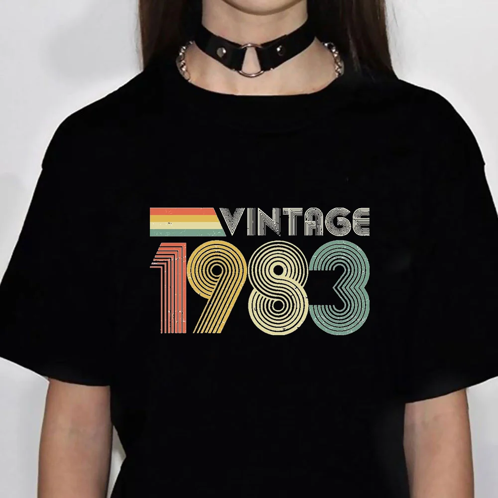 

40 Years Birthday Woman Tee women manga graphic Y2K top girl manga clothing