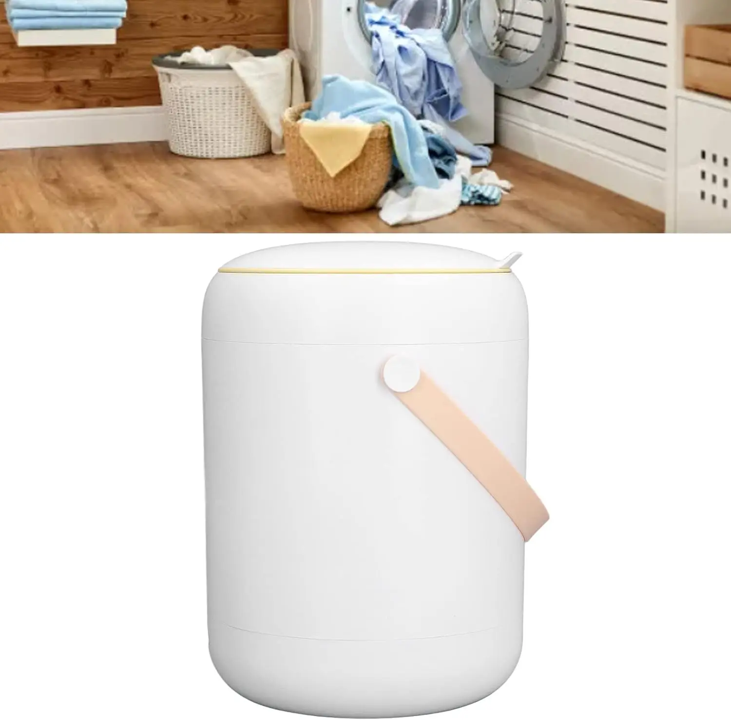 Portable Washer, Washing Machine, Intelligent Underwear Washer 3L Capacity Plug 100 240V for Small Clothes Like , Undergarment