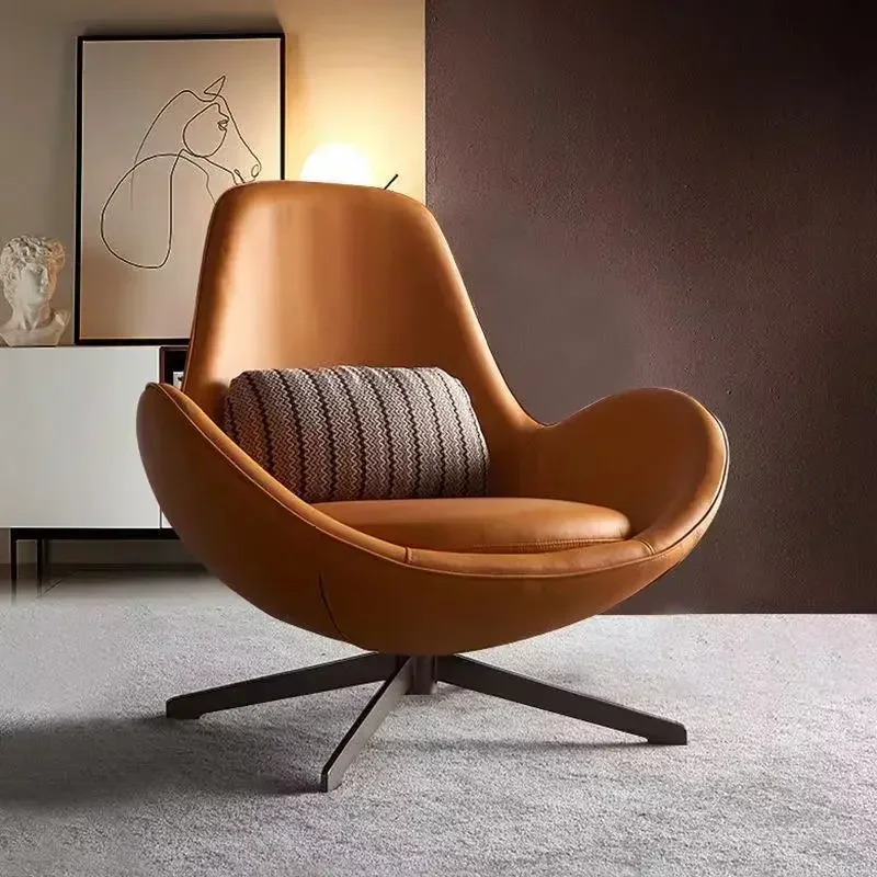 Nordic Sofa Chair Balcony Luxury Rotating Leisure Designer Egg Eggshell Online Celebrity Chaise Lounge
