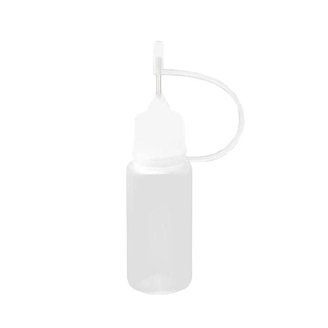 Meghosszabbított Tűcső Palack 10 Ml Ragasztócsepp Ragasztócsúcs Olajos Lágy, Feltölthető Adagoló Hordozható Ragasztó Tárolás - Image 6