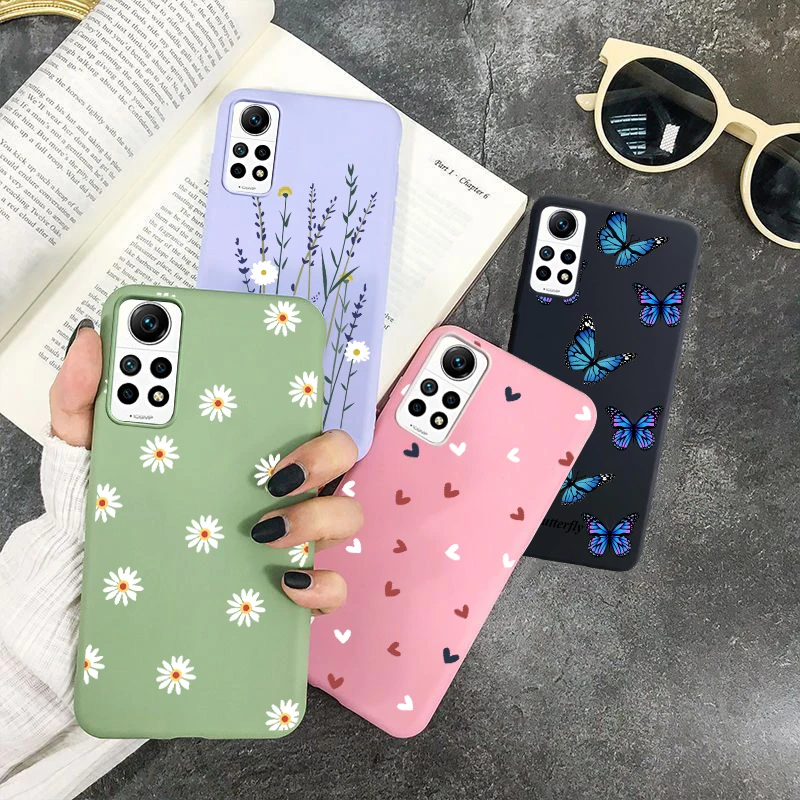 Per Xiaomi Redmi Note 12 Pro 4G Custodia Fashion Butterfly Flower Custodie Morbide In Silicone Per Xiaomi Redmi Note 12 Pro 4G Global