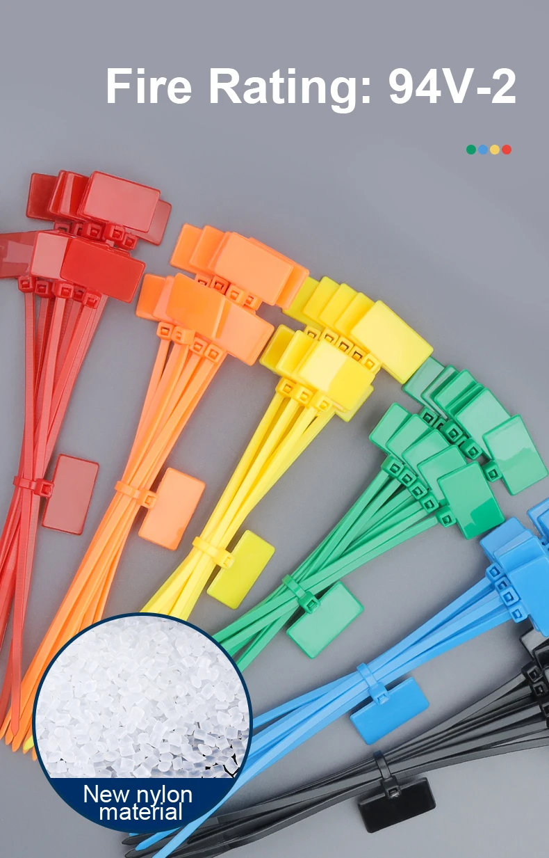 Câble-fil-gaine,Ensemble De Câbles En Nylon Autobloquants,enveloppes