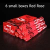 6 tube red rose