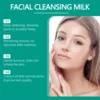 Salicylic Acid Facial Cleanser Remove Acne Cleansing Moisturize Clarifying Pores Oil Control Refreshing Face Wash Foam Skin Care 3