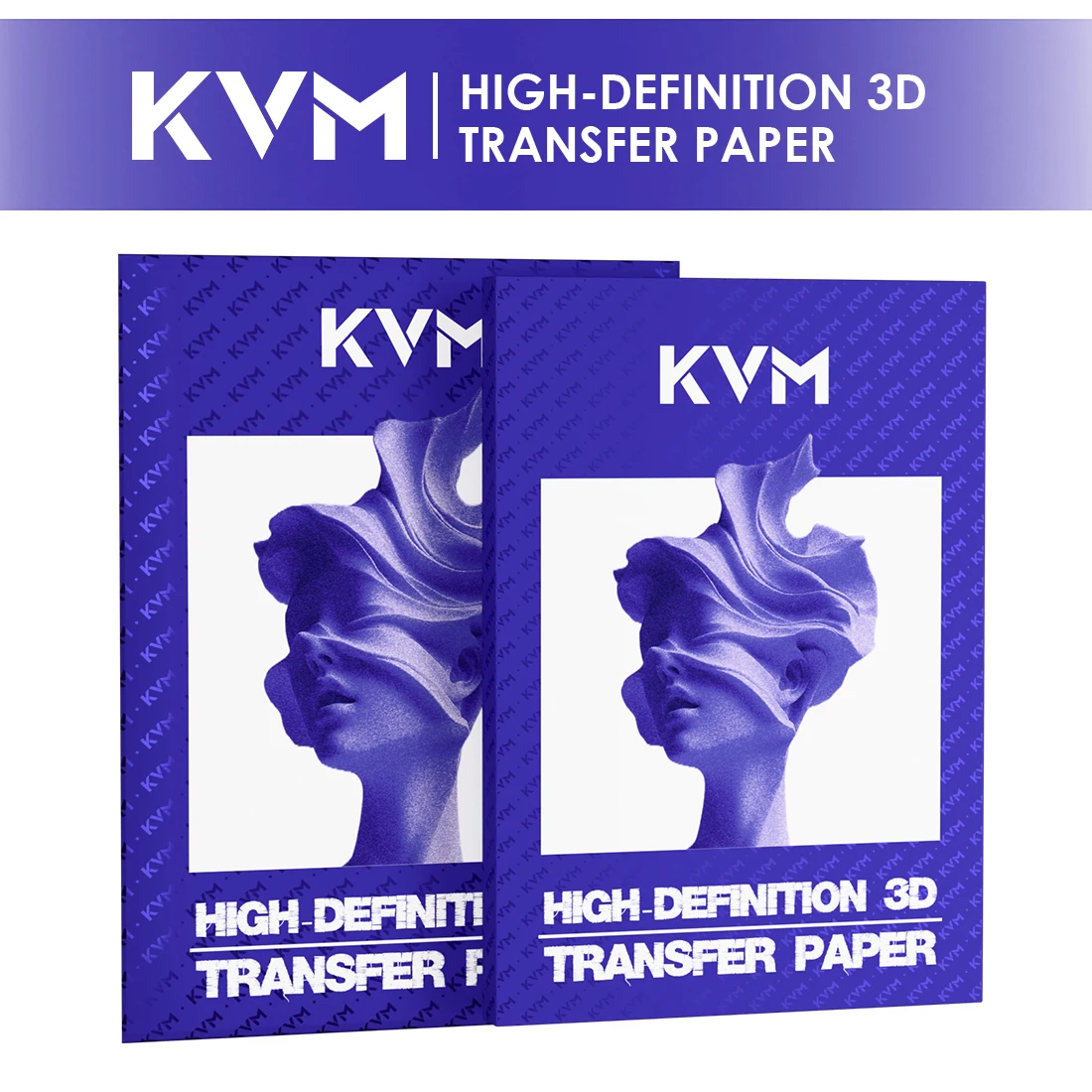 KVM 25-100 Fogli A4 Carta Transfer per Tatuaggi, Carta da Tracciatura per Disegno a Mano e Trasferimento Termico, Adatta per Macchina per Trasferimento Tatuaggi
