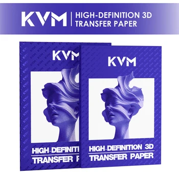 KVM 25-100 Fogli A4 Carta Transfer per Tatuaggi, Carta da Tracciatura per Disegno a Mano e Trasferimento Termico, Adatta per Macchina per Trasferimento Tatuaggi
