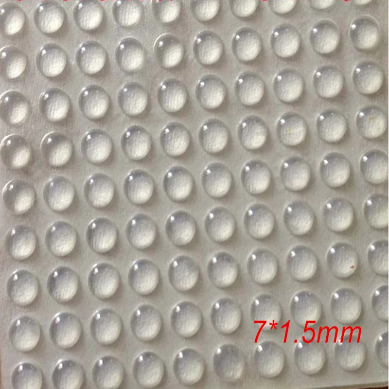 3M Self Adhesive Round Silicone Rubber Bumpers Anti Slip Shock Absorber Feet Pads 100Pcs silicone bumpers